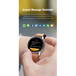 SANLEPUS - Smart Watch - heart rate - phone calls - workout - waterproof - Bluetooth - Android / IOSWatches