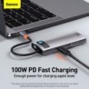 Baseus - USB C HUB USB type-C - multi HUB 3.0 - Ethernet - splitter - adapter - for Macbook / Samsung