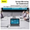 Baseus - USB C HUB USB type-C - multi HUB 3.0 - Ethernet - splitter - adapter - for Macbook / Samsung