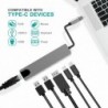 USB-C hub - multiport adapter - splitter - USB 3 - HDMI - RJ45 PDHubs