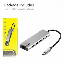 USB-C hub - multiport adapter - splitter - USB 3 - HDMI - RJ45 PDHubs