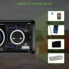 Bluetooth car radio Din 1 - AUX/TF/USB FM/MP3 - 60Wx4 - handsfree calling