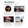 LIGE - Smart Watch - Bluetooth - heart rate monitoring - music control - waterproof