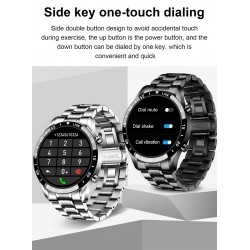 LIGE - Smart Watch - Bluetooth - heart rate monitoring - music control - waterproof