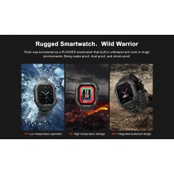 KOSPET ROCK - Smart Watch - Bluetooth - Android / IOS - waterproof - fitness tracker - blood pressure monitor