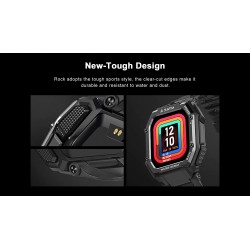 KOSPET ROCK - Smart Watch - Bluetooth - Android / IOS - waterproof - fitness tracker - blood pressure monitor