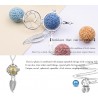 Pregnancy necklace - dreamcatcher with stainless steel feathers / Mexican Bola ball with soundNecklaces