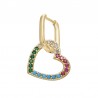 Crystal earring - with hook - star / heart / clip shapedEarrings