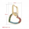 Crystal earring - with hook - star / heart / clip shapedEarrings