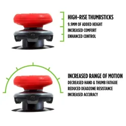 Hand grip caps - extenders - for Playstation 4 Controller - 2 piecesControllers