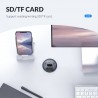 Desktop grommet - USB 3.0 HUB type-C - high speed splitter - with SD / TF / headphone / microphone adapter - for PCHubs