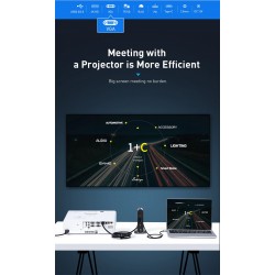 Baseus - USB-C 3.0 / HUB type-C to HDMI - RJ45 VGA SD / TF - power adapter - 17 in 1 docking station for Macbook Pro