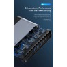 Baseus - USB-C 3.0 / HUB type-C to HDMI - RJ45 VGA SD / TF - power adapter - 17 in 1 docking station for Macbook Pro