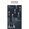 Baseus - USB-C 3.0 / HUB type-C to HDMI - RJ45 VGA SD / TF - power adapter - 17 in 1 docking station for Macbook Pro