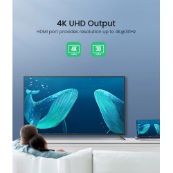 UGREEN - USB C HUB duplo tipo C para multi USB 3.0 4K HDMI - adaptador Thunderbolt 3 - para MacBook Pro Air