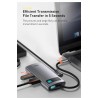 Baseus - USB C HUB USB type-C - multi HUB 3.0 - Ethernet - splitter - adapter - for Macbook / Samsung