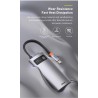 Baseus - USB C HUB USB type-C - multi HUB 3.0 - Ethernet - splitter - adapter - for Macbook / Samsung