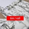 Decorative marble wallpaper - for furniture / wall - waterproof - 6M