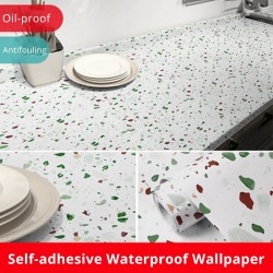 Decorative wallpaper - wall / furniture sticker - self-adhesive - waterproof - marble gravel