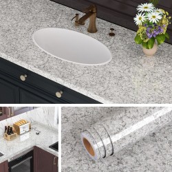 Decorative wallpaper - wall / furniture sticker - self-adhesive - waterproof - marble gravel