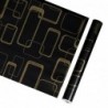 Self-adhesive wallpaper - for bathroom / living room / furniture / windows - waterproof