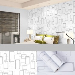 Self-adhesive wallpaper - for bathroom / living room / furniture / windows - waterproof