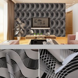 Self-adhesive wallpaper - for bathroom / living room / furniture / windows - waterproof