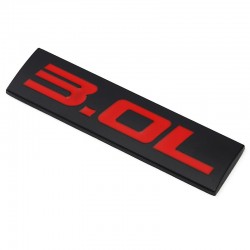 Metal car sticker - engine size emblem - 3.0L - 3.8LStickers