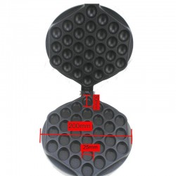 Electric bubble waffle maker - non-stick pan - 110V / 220V