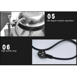 Electric bubble waffle maker - non-stick pan - 110V / 220V