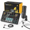 LITE AM200-S1 - all-in-one microphone - mixer kit - audio interface - with condenser microphone / earphones