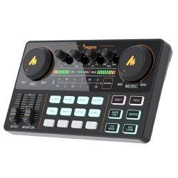 LITE AM200-S1 - all-in-one microphone - mixer kit - audio interface - with condenser microphone / earphones