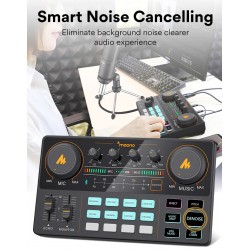 LITE AM200-S1 - all-in-one microphone - mixer kit - audio interface - with condenser microphone / earphones