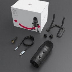 FIFINE - recording microphone - podcast - USB - for PC / PS4 / Mac