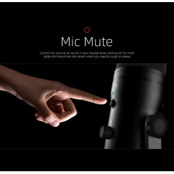 FIFINE - recording microphone - podcast - USB - for PC / PS4 / Mac