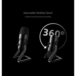 FIFINE - recording microphone - podcast - USB - for PC / PS4 / Mac