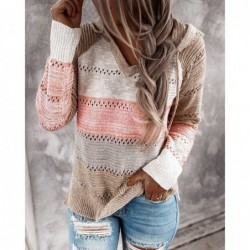 Multicolor hooded sweater - stitching pattern