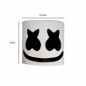 Marshmallow DJ helmet - luminous face mask - with LEDParty