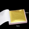 Folha de ouro brilhante - papel em folha - para dourar móveis / paredes / artesanato / decoração - 9 * 9 cm - 100 folhas