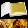 Folha de ouro brilhante - papel em folha - para dourar móveis / paredes / artesanato / decoração - 9 * 9 cm - 100 folhas