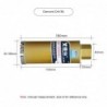 Diamond core drill bit - M22 interface - saw cutter reinforced concrete / marble / dry / wet water drilling - M22 - 25 - 180mm