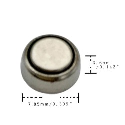 Bateria LR41 AG3 / 192 / SR41 / 392 células - 100 peças