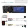Bluetooth car radio - 4.1" - 1 DIN - TF - USB - ISO - MP5 player - touch screen - fast chargerDin 1
