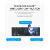 Bluetooth car radio - 4.1" - 1 DIN - TF - USB - ISO - MP5 player - touch screen - fast chargerDin 1
