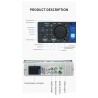 Bluetooth car radio - 4.1" - 1 DIN - TF - USB - ISO - MP5 player - touch screen - fast chargerDin 1
