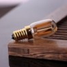 Vintage LED bulb - Edison tube - T22 - 2200K - E12 / E14 - 1W - dimmable - amber glass - 5 pieces