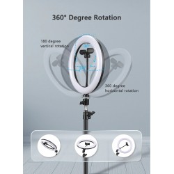 LED selfie ring - fill light lamp - with tripod - for makeup / video / photos - dimmableTripods & stands