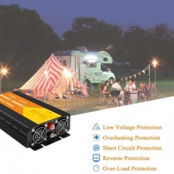 Pure sine wave converter - DC 12V to AC 220V 230V - car power supply - inverter - 1000W
