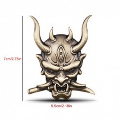 3D warrior - car / motorcycle sticker - metal emblem