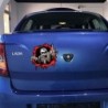 Skull finger design - vinyl car sticker